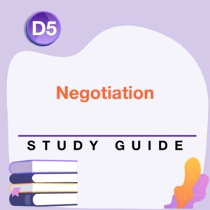 D5 Study Guide - Negotiation