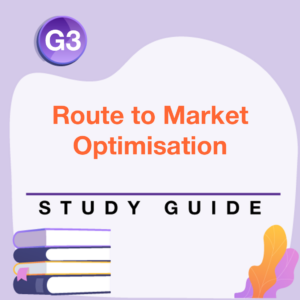 G3 Study Guide- Route to Market Optimization