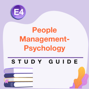 E4 Study Guide - People Management: Psychology